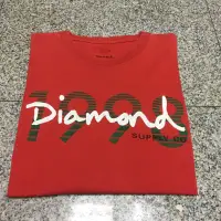 在飛比找蝦皮購物優惠-Diamond Supply Co. 紅色 短Tee Log