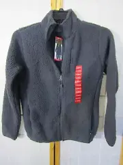 NWT Eddie Bauer Blue-Gray Polyester Spandex Fleece Lined Pockets Jacket Women XS