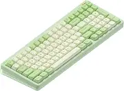 Nuphy Halo96 V2 Wireless Keyboard,Gasket Structure,96% Hot Swappable Gaming Keyboard, 99 Kyes RGB Backlit Mechanical Keyboard, Support QMK/VIA,Bluetooth/USB-C/2.4GHz (Mojito, Mint)