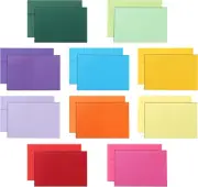10 Assorted Blank Note Cards and Envelopes 4 X 6, 20 Packs for Invitations