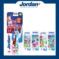 在飛比找蝦皮購物優惠-Jordan兒童牙刷+兒童牙膏 (6-9歲女款) 挪威設計大