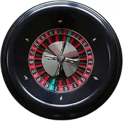 Roulette 18in Black Entertainment Roulette Shots Casino Grade Turntable Roulette Set with 2 Balls Pills Roulette Games for Game Night Turntable