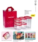 NEW Tupperware Modular Ultra Clear Gift Box Set of 6 + Free Shipping
