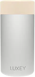 Luxey Cup 12oz Reusable Stainless Steel Coffee Cup – 100% Plastic-Free, Dual Wall Insulated Travel Mug – Leakproof, Sustainable, Easy to Clean - Gray (MYLK)