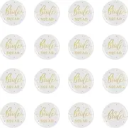 [PINKAAJ] 16 Pieces Bride and Bride Squad Button Pin, Bachelorette Party Pinback Buttons for Girls, Bridal Shower Badge Pin, Wedding Party Decoration Supplies, tinplate, rosstte