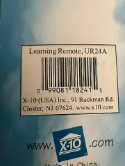 NEW X-10 Powerhouse 8 in 1 Remote Control. Learning Remote UR24A NEW IN BOX