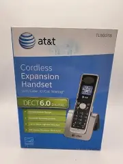 AT&T Cordless Expansion Handset TL90078 Dect 6.0 Digital With Charger Base NiB