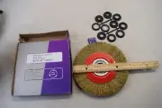 200mm brass color wire wheel for bench grinder