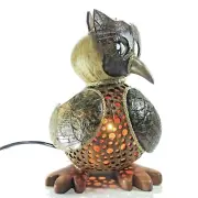 Light Lamp Lantern Wooden Coconut shell handcraft home garden decor souvenir