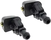 2 Pack Car Windshield Washer Wiper Water Jet Spray Nozzle Windscreen Washer Jets，for Infiniti QX56 2004-2010