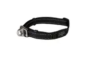 Rogz Medium Black Safety Clip Utility Collar for Dogs