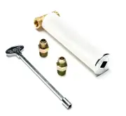 Dreffco 8" Landscape Block Extended Fire Pit On-Off Keyed Ball Valve
