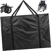 BESTYASH Collapsible Wheelchair Lightweight Wear Resistant Folding Wheelchair Accessory Capacity Storage Sleeve Dustproof Design for Outdoor Use