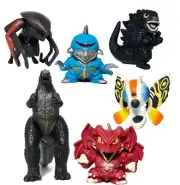 6 Chibi Godzilla Toys Set Movable Joint Birthday Kids Gift 2021 Action Figures