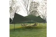 Manan Waterproof Tarp Canvas Tarpaulin Heavy Duty Poly Camping Shelter Canopy