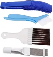 Alipis 4pcs Air Conditioner Cleaning Kit Ergonomic Fin Cleaner Duster Brush for Ceiling Fans Dryer Vents Window Blinds Durable Cleaning Tools