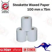 New Butchers Hamburger Patty Dividers/ Steakette Waxed Paper Roll 85mm