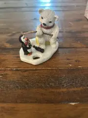 1995 Coca Cola Polar Bear Cubs "Patience Is A Virtue" With box