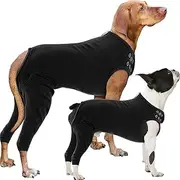 Nanaki Dog Wound Care Shirt,Dog Leg Sleeve To Stop Licking Rear Leg And Abdomen,Dog Surgery Suit Female Spay,Dog Onesie For Surgery Female Male,Dog Surgical Recovery Suit Female Dog Wound Heal Clothes