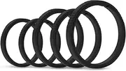[Fortedgear] Quick Release Titanium Key Rings, Side Push Design, 2-Pack, Split Ring for Keychain