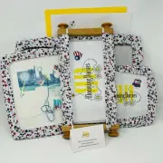 Blue Red Star - Patriotic - Grime Guards - Q-Snap Frame-Cross Stitch/Needlecraft