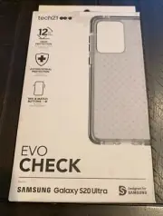 Tech21 Evo Check Series Case for the Samsung Galaxy S20 Ultra - Smokey Black