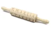 Decorative Alphabet dough roller Art-Dog