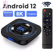 2024 TV Box Smart Android 12 Wifi5 Quad Core HDR10+ Support 8K 4K 3D Set Top Box