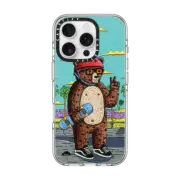 iPhone 16 Pro Clear Case MagSafe Compatible Bear the Bear Phone Case