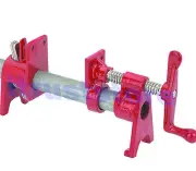 3/4" SELF STANDING FEET ON STAND WOOD GLUE PIPE BAR CLAMP FOR WOODWORKING GLUING
