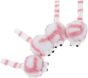 Abaodam 4pcs Interactive Mouse Cat Plush Mice for Cats Engaging Pet with Realistic Design Durable Build for Indoor Play and Entertaining Your Feline Friends