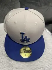 New Era Los Angeles Dodgers Fitted Hat - Size 7 5/8 $55.99 7x WS Champions