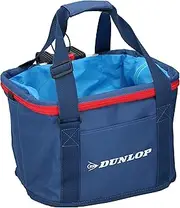 Dunlop Bike Bicycle Basket with Carry Handles 15 L Blue Bicycle Bag Bicycle Handlebar Bag 33 x 24 x 23 cm
