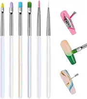 Nail Brush Set - Nail Dotting Pen | Small Dotting Stamping Applicator Tool for Gel Polish Painting Art for Home Salon Beginners Professional