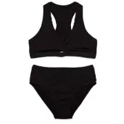 Wonder Nation Girls Two Piece Popcorn Twist Bikini Set XS 4-5 New with Tags Nice