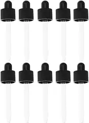 Mobestech 15pcs Pipette Dropper Oil Pump Bottle Oil Dispenser Pump Bottle Dispenser Mist Spray Bottle Oil Spray Bottle Squeeze Bottle Peppermint Essential Oil Bottle Oils Bottle Jars Black