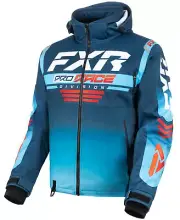 FXR RRX 24 Mens Snow Jacket Blue/Dark Blue/Red