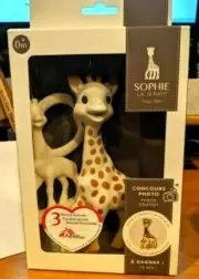 New Vulli Sophie La Girafe So Pure Teether Giraffe Toy & Teether Gift Set
