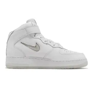 【NIKE 耐吉】休閒鞋 Air Force 1 Mid 07 白 骨白 男鞋 牙刷 AF1 魔鬼氈(DZ2672-101)