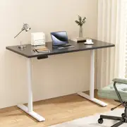 Electric Standing Desk Adjustable Sit Stand Desks White Black 140cm