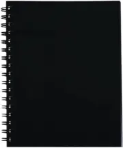 Spirax A5 Hard Cover Notebook, Black