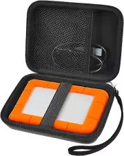 Case Compatible w/ LaCie Rugged Mini 1TB/ 2TB/ 4TB/ 5TB External Hard Drive HDD