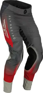 Fly Racing Lite S23, textile pants , color: Red/Grey , size: 30