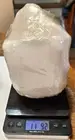 Himalayan Salt Lamp, Natural White Salt Rock with Base and Electrical Outlet