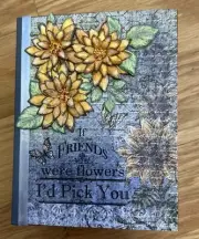 Handmade Album Using Heartfelt Creations Classic Sunflower Paper Line