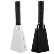 2 Pcs Sound Generator Bull Bell Musical Cowbell Football Games Hand