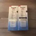Eucerin Face Immersive Hydration Daily Lotion & Night Cream 2.5oz each NEW
