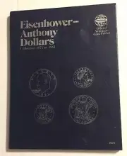 EISENHOWER/ANTHONY (1971-1981) #9023 COIN FOLDER BY WHITMAN-NEW OLD STOCK