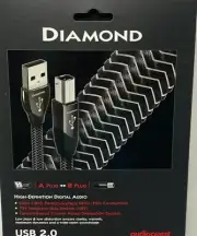 AudioQuest Diamond USB A-B Cable Black 3M AudioQuest Diamond USB A to B