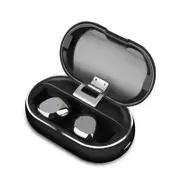 X26 bluetooth 5.0 True Wireless Earbuds Smart Touch Waterproof Stereo Hifi Earphone With Metal Charging Box for Iphone Xiaomi BLACK COLOR